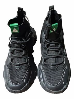 XIDISO High Top Sock Sneakers Black Green Chunky Sole Men’s EU 46